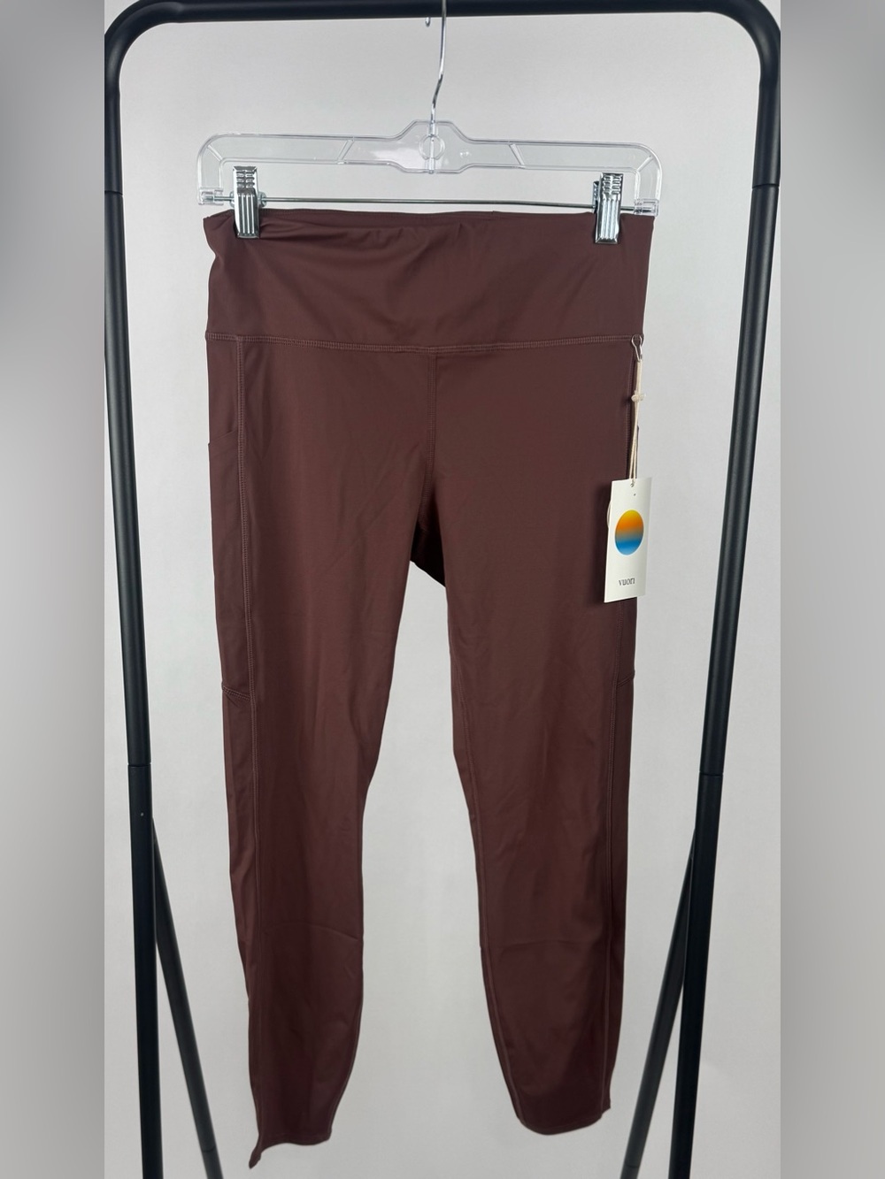 Vuori Stride Legging Chestnut High Rise Pocket 7/8 Leggings Women’s M NWT - Picture 3 of 7